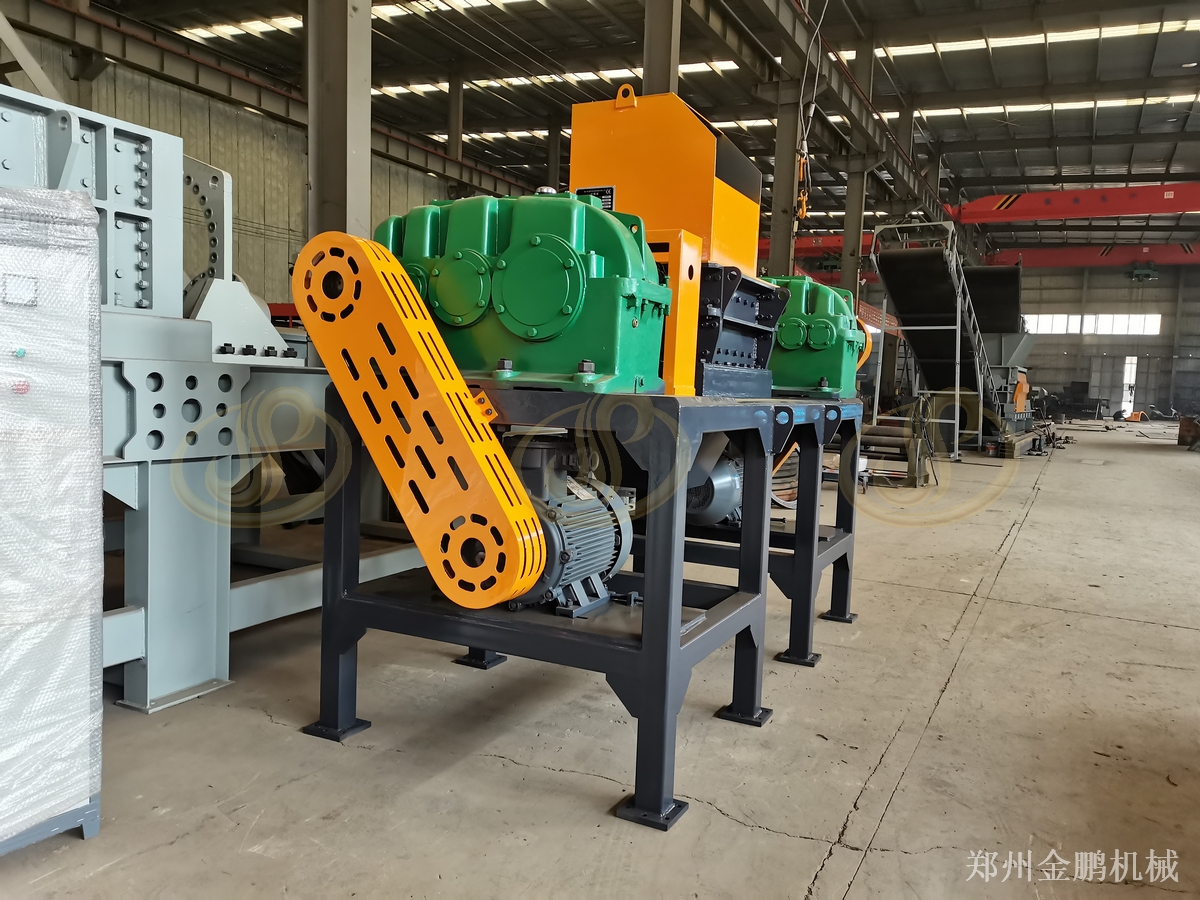 郑州金鹏城市固废垃圾撕碎机破袋粗破分选前处理